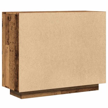 vidaXL Μπουφές Όψη Παλαιού Ξύλου 92x35x75cm Επεξεργασμένο Ξύλο 1 τεμ.