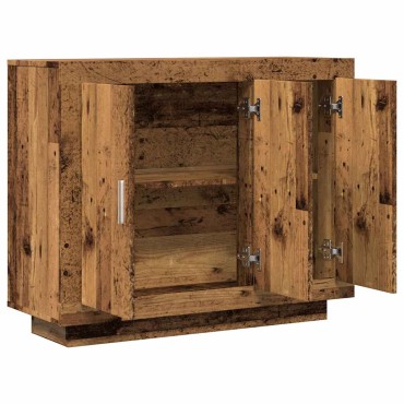 vidaXL Μπουφές Όψη Παλαιού Ξύλου 92x35x75cm Επεξεργασμένο Ξύλο 1 τεμ.