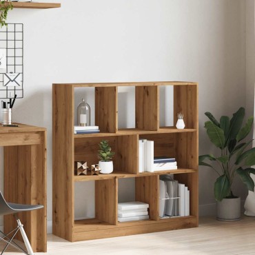 vidaXL Ντουλάπι βιβλίων Artisan Oak 97,5x29,5x100cm Ξύλο μηχανής 1 τεμ.