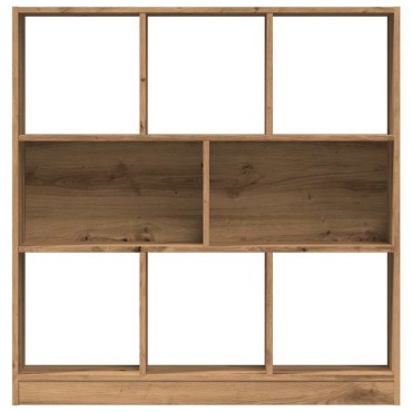 vidaXL Ντουλάπι βιβλίων Artisan Oak 97,5x29,5x100cm Ξύλο μηχανής 1 τεμ.