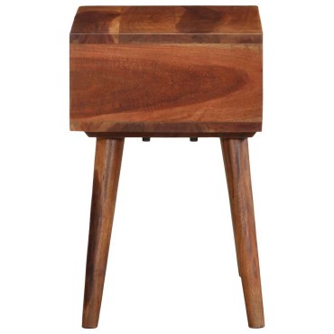 vidaXL Τραπεζάκι Βοηθητικό 45x30x45cm από Μασίφ Ξύλο Ακακίας 1 τεμ.