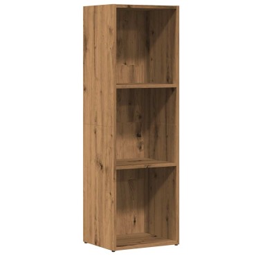vidaXL Βιβλιοθήκη Artisan Δρυς 36x30x114cm Επεξεργασμένο Ξύλο 1 τεμ.
