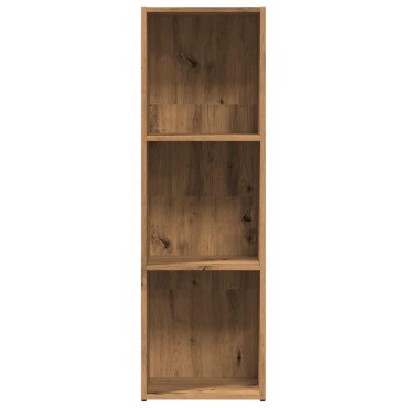 vidaXL Βιβλιοθήκη Artisan Δρυς 36x30x114cm Επεξεργασμένο Ξύλο 1 τεμ.