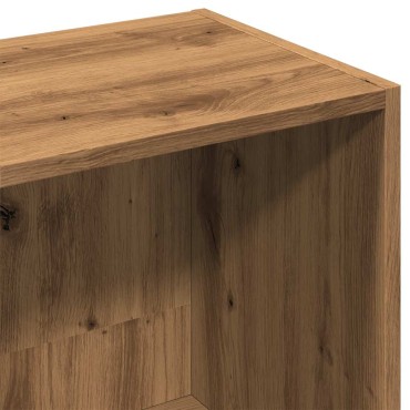 vidaXL Βιβλιοθήκη Artisan Δρυς 36x30x114cm Επεξεργασμένο Ξύλο 1 τεμ.