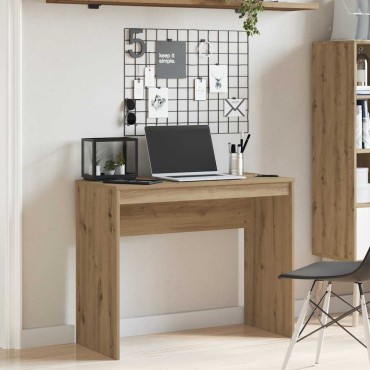 vidaXL Γραφείο Αρτισιανή Δρυς 90x40x72cm από Επεξεργασμένο Ξύλο 1 τεμ.