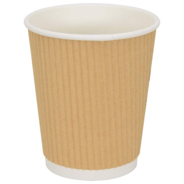 vidaXL Χάρτινα ποτήρια καφέ 500 τεμάχια 8oz 200ml καφέ