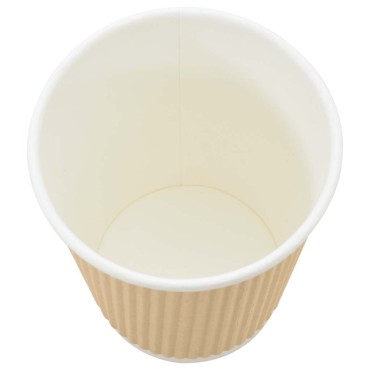 vidaXL Χάρτινα ποτήρια καφέ 500 τεμάχια 8oz 200ml καφέ