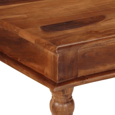 vidaXL Τραπεζαρία 80x80x77cm από Μασίφ Ξύλο Ακακίας 1 τεμ.