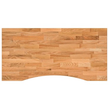 vidaXL Επιφάνεια Τραπεζιού Ορθογώνιος 100x60x2,5cm Μασίφ Ξύλο Δρυός 1 τεμ.