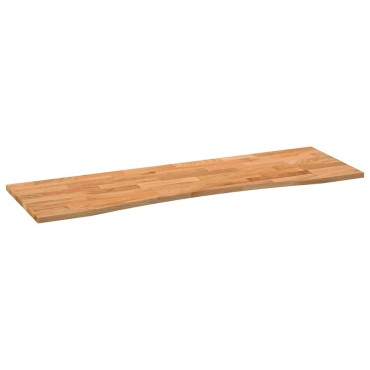 vidaXL Επιφάνεια Τραπεζιού Ορθογώνιος 160x50x2,5cm Μασίφ Ξύλο Δρυός 1 τεμ.