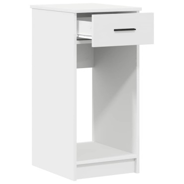 vidaXL Πύργος υπολογιστή με συρτάρι Λευκό 35x45x77cm 1 τεμ.