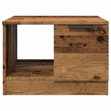 vidaXL Τραπεζάκι Σαλονιού Παλιό Ξύλο 50x50x36cm από Μοριοσανίδα 1 τεμ.
