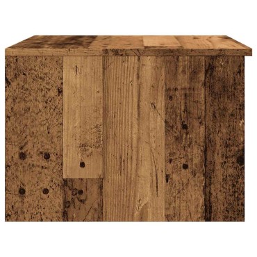 vidaXL Τραπεζάκι Σαλονιού Παλιό Ξύλο 50x50x36cm από Μοριοσανίδα 1 τεμ.