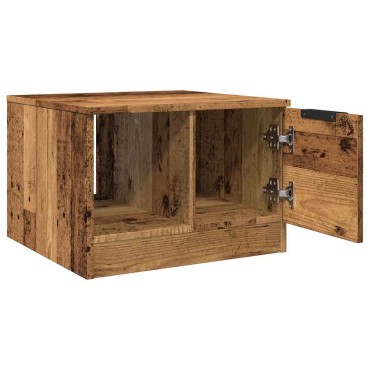 vidaXL Τραπεζάκι Σαλονιού Παλιό Ξύλο 50x50x36cm από Μοριοσανίδα 1 τεμ.