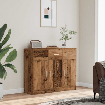 vidaXL Ντουλάπι Παλιό Ξύλο 91x28x75cm από Επεξεργασμένο Ξύλο 1 τεμ.
