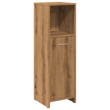 vidaXL Ντουλάπι Μπάνιου Τεχνίτης Δρυς 30x30x95cm Επεξεργασμένο Ξύλο