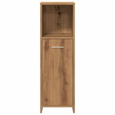 vidaXL Ντουλάπι Μπάνιου Τεχνίτης Δρυς 30x30x95cm Επεξεργασμένο Ξύλο