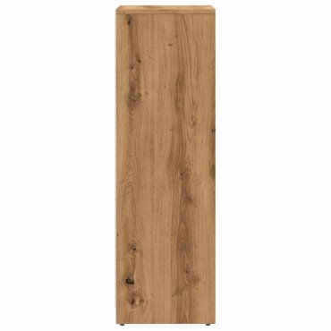 vidaXL Ντουλάπι Μπάνιου Τεχνίτης Δρυς 30x30x95cm Επεξεργασμένο Ξύλο