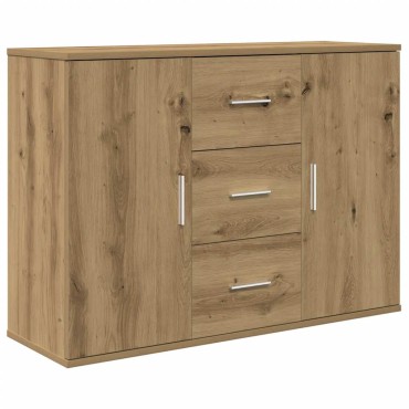vidaXL Ντουλάπι Αρτισιανή Δρυς 90x29,5x65cm από Επεξεργασμένο Ξύλο 1 τεμ.
