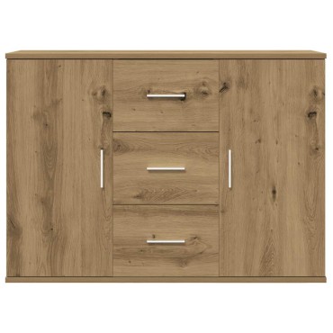 vidaXL Ντουλάπι Αρτισιανή Δρυς 90x29,5x65cm από Επεξεργασμένο Ξύλο 1 τεμ.