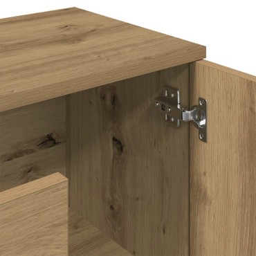 vidaXL Ντουλάπι Αρτισιανή Δρυς 90x29,5x65cm από Επεξεργασμένο Ξύλο 1 τεμ.