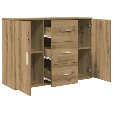 vidaXL Ντουλάπι Αρτισιανή Δρυς 90x29,5x65cm από Επεξεργασμένο Ξύλο 1 τεμ.
