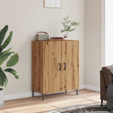 vidaXL Ντουλάπι τεχνίτης Δρυς 69,5x34x90cm Επεξεργασμένο Ξύλο 1 τεμ.