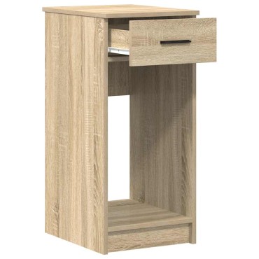 vidaXL Βάση πύργου υπολογιστή με συρτάρι Δρυς sonoma 35x45x77cm 1 τεμ.