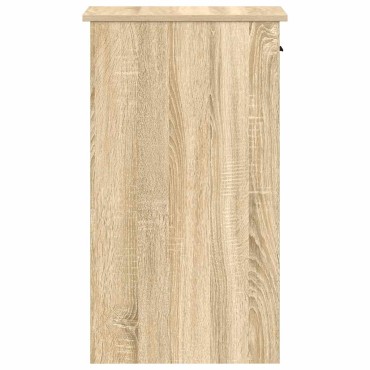 vidaXL Βάση πύργου υπολογιστή με συρτάρι Δρυς sonoma 35x45x77cm 1 τεμ.