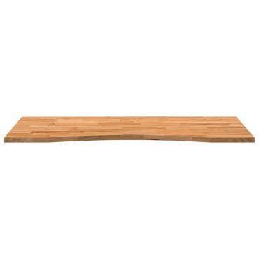vidaXL Επιφάνεια Τραπεζιού Ορθογώνιος 120x50x2,5cm Μασίφ Ξύλο Δρυός 1 τεμ.