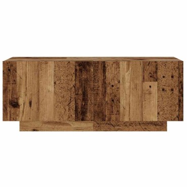 vidaXL Έπιπλο Τηλεόρασης LED Όψη Παλαιού Ξύλου 260x35x40cmΕπεξ. Ξύλο