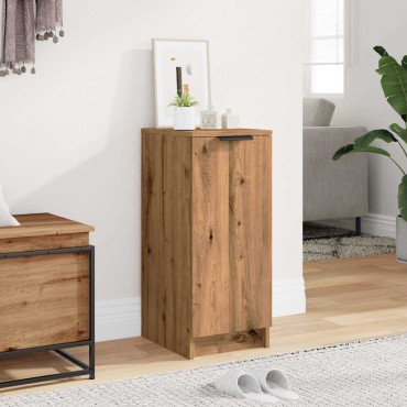 vidaXL Παπουτσοθήκη Χρώμα Αρτισιανή Δρυς 29,5x35x70cm Επεξ. Ξύλο