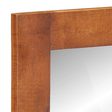 vidaXL Καθρέπτης τοίχου με συρτάρια 60x33x90 cm Στερεό ξύλο ακακίας
