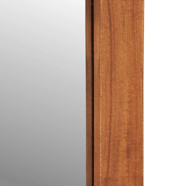vidaXL Καθρέπτης τοίχου με συρτάρια 60x33x90 cm Στερεό ξύλο ακακίας