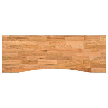 vidaXL Επιφάνεια Τραπεζιού Ορθογώνιος 140x50x2,5cm Μασίφ Ξύλο Δρυός 1 τεμ.