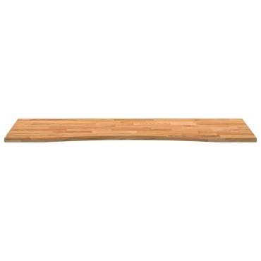 vidaXL Επιφάνεια Τραπεζιού Ορθογώνιος 140x50x2,5cm Μασίφ Ξύλο Δρυός 1 τεμ.
