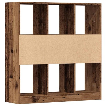 vidaXL Βιβλιοθήκη Παλιό Ξύλο 97,5x29,5x100cm από Μοριοσανίδα 1 τεμ.