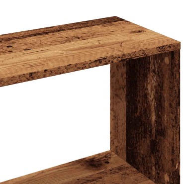 vidaXL Βιβλιοθήκη Παλιό Ξύλο 97,5x29,5x100cm από Μοριοσανίδα 1 τεμ.