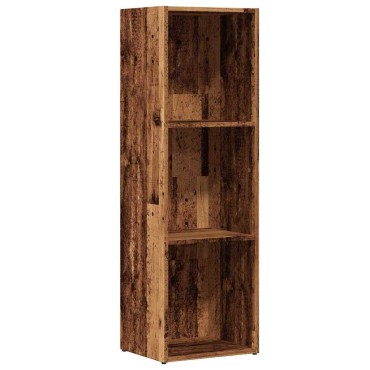 vidaXL Ντουλάπι βιβλίου Παλιό Ξύλο 36x30x114cm Μηχανικό Ξύλο 1 τεμ.