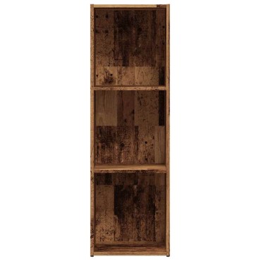 vidaXL Ντουλάπι βιβλίου Παλιό Ξύλο 36x30x114cm Μηχανικό Ξύλο 1 τεμ.