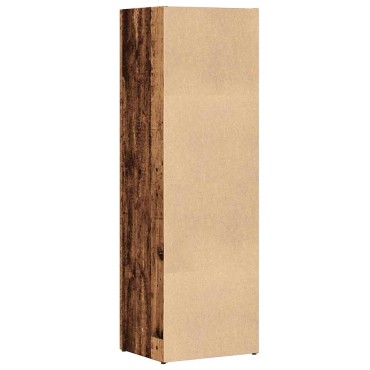 vidaXL Ντουλάπι βιβλίου Παλιό Ξύλο 36x30x114cm Μηχανικό Ξύλο 1 τεμ.