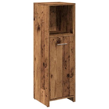 vidaXL Στήλη Μπάνιου Παλιό Ξύλο 30x30x95cm από Μοριοσανίδα 1 τεμ.