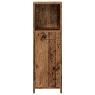 vidaXL Στήλη Μπάνιου Παλιό Ξύλο 30x30x95cm από Μοριοσανίδα 1 τεμ.