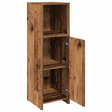 vidaXL Στήλη Μπάνιου Παλιό Ξύλο 30x30x95cm από Μοριοσανίδα 1 τεμ.