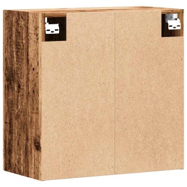vidaXL Ντουλάπι Τοίχου Όψη Παλαιού Ξύλου 60x31x60cm Επεξεργασμένο Ξύλο 1 τεμ.