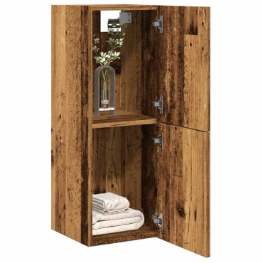 vidaXL Ντουλάπι Μπάνιου Κρεμαστό Παλ. Ξύλο 30x30x80cm από Επ. Ξύλο