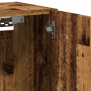 vidaXL Ντουλάπι Μπάνιου Κρεμαστό Παλ. Ξύλο 30x30x80cm από Επ. Ξύλο
