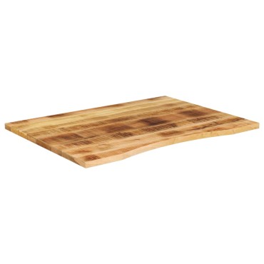 vidaXL Επιφάνεια Γραφείου Καμπύλη 110x80x2,5cm Μασίφ Ακατ. Μάνγκο