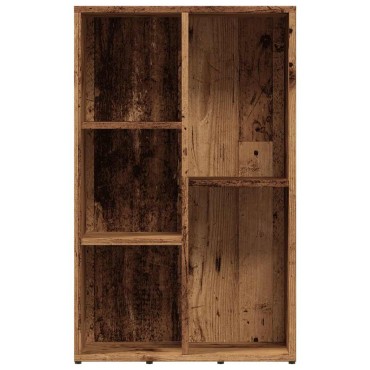 vidaXL Βιβλιοθήκη Όψη Παλαιού Ξύλου 50x25x80cm από Επεξ. Ξύλο 1 τεμ.