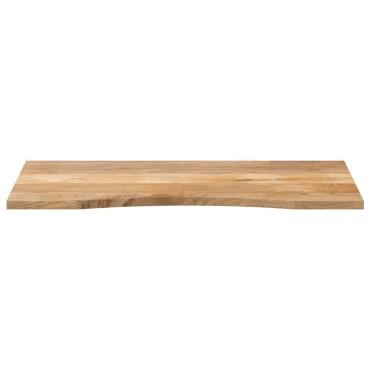 vidaXL Επιφάνεια Γραφείου Καμπύλη 140x60x2,5cm Μασίφ Ακατ. Μάνγκο